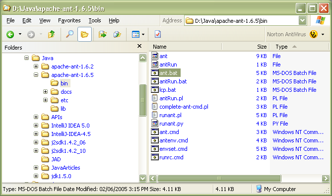 apache ant 1.6 5 download